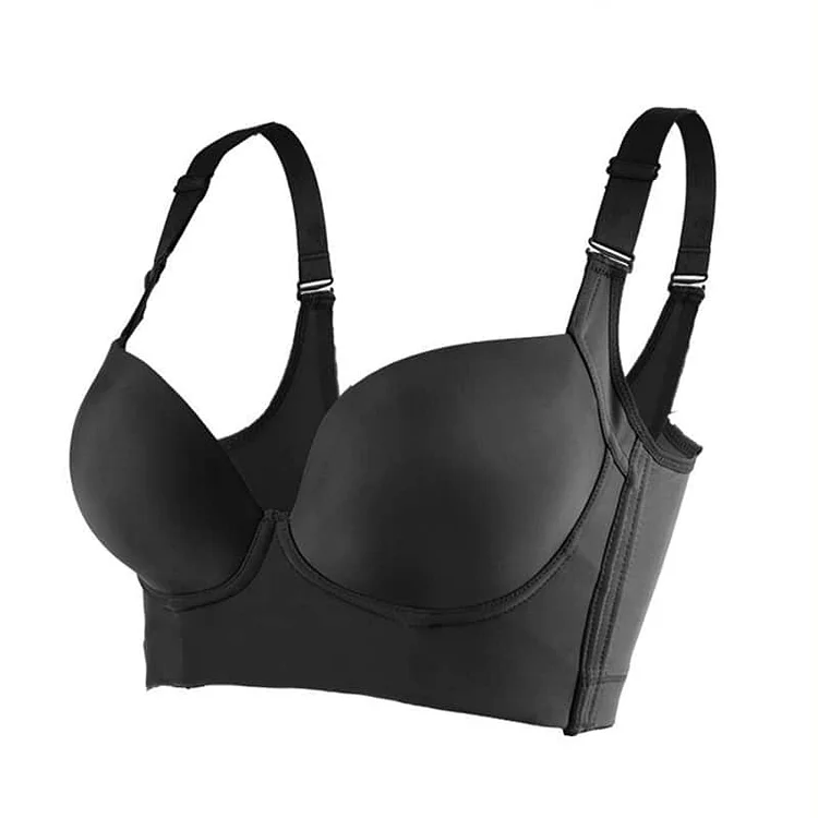 Thin Beautiful Back Plus Size Bra Without Steel Ring Push Up Underwear Radinnoo.com