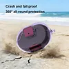 TPU Transparent Case Protective Cover with Locking Anti-scratch Headphone Protective Case with Carabiner Shockproof Fit for  Studio Buds/Studio Buds+