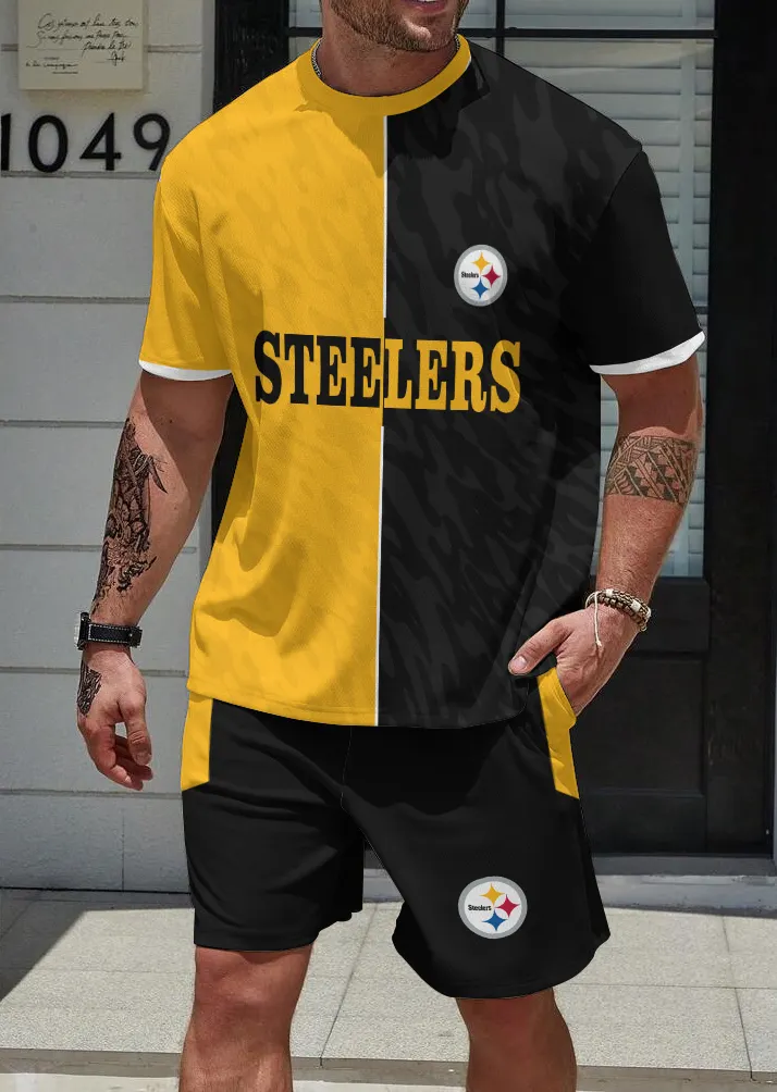 Pittsburgh Steelers  Limited Edition Top And Shorts Two-Piece Suits