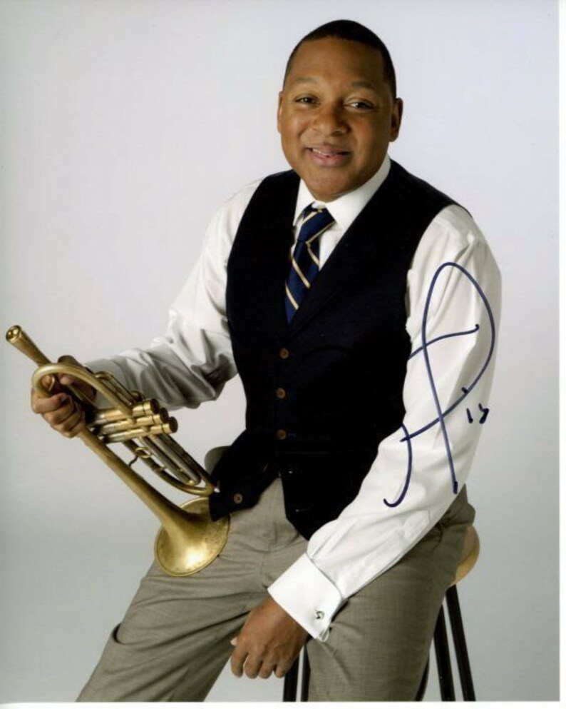 Wynton marsalis signed autographed Photo Poster painting