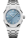 Silver 904L Steel Light Blue Dial - Automatic Watch - 37mm