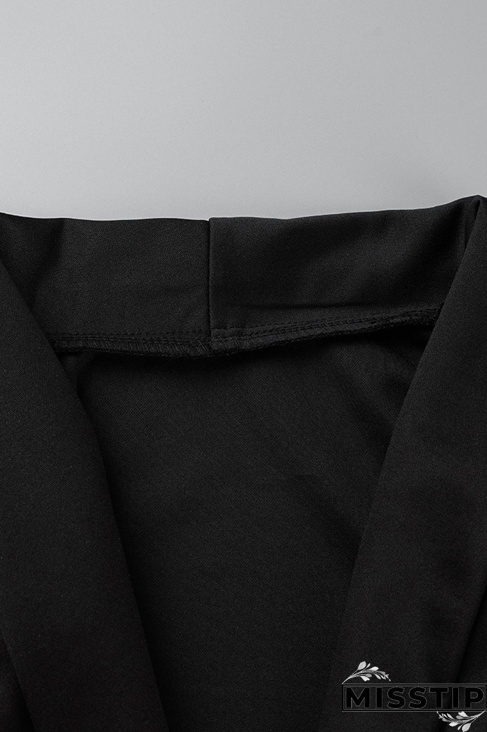 Black Fashion Casual Solid Patchwork Cardigan Turn-back Collar Outerwear