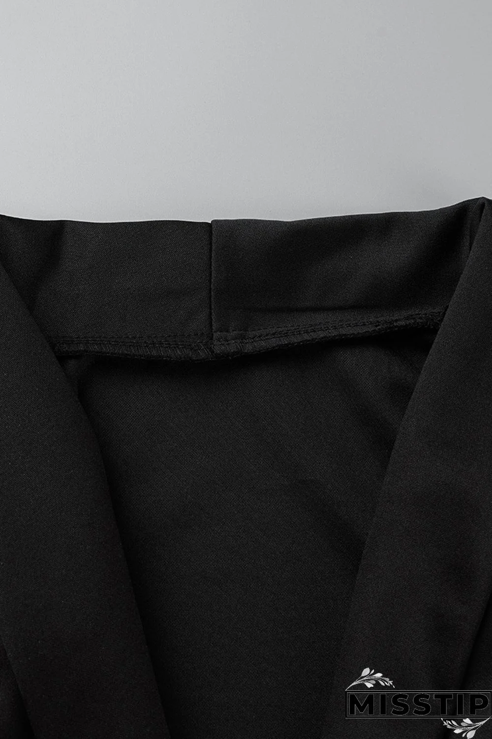 Black Fashion Casual Solid Patchwork Cardigan Turn-back Collar Outerwear