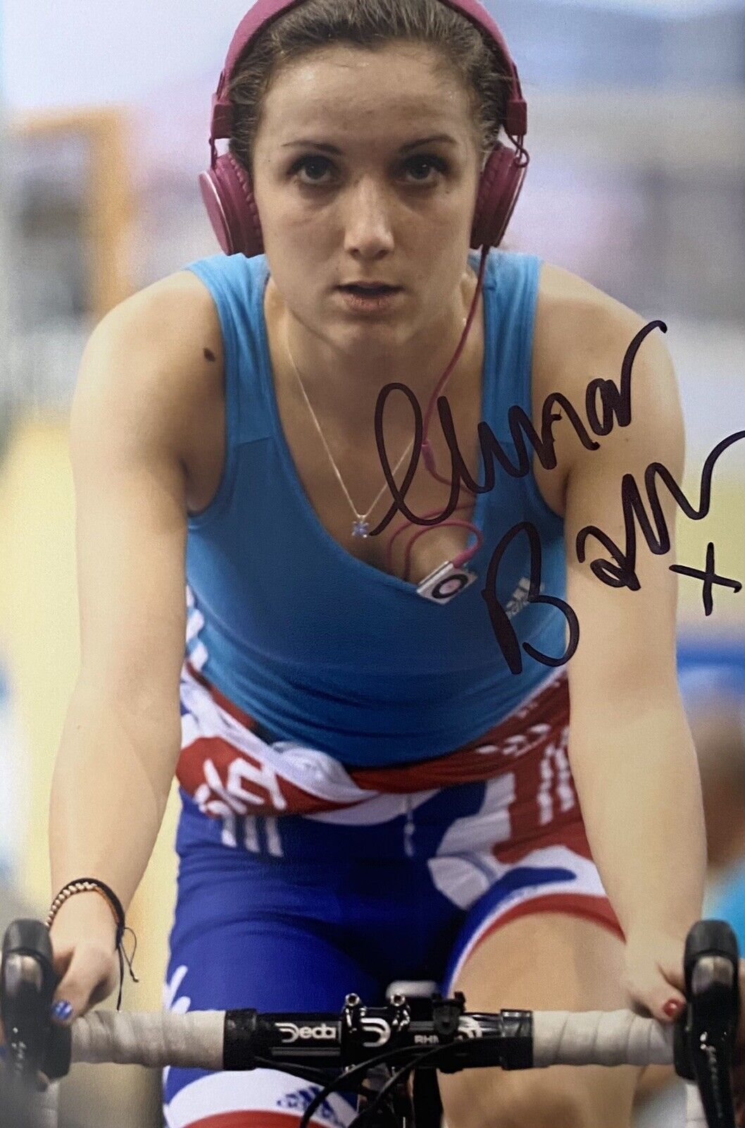 Elinor Barker Genuine Hand Signed 6X4 Photo Poster painting - Team GB - Olympics - Cyclist 7