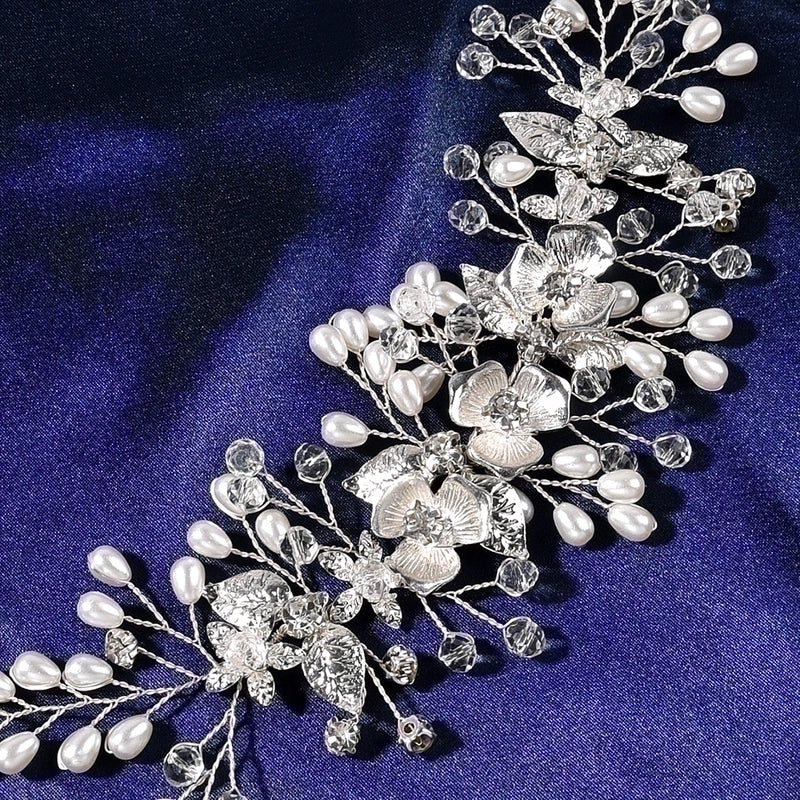 Bridal Crystal Headwear Flower Rhinestone Hairband