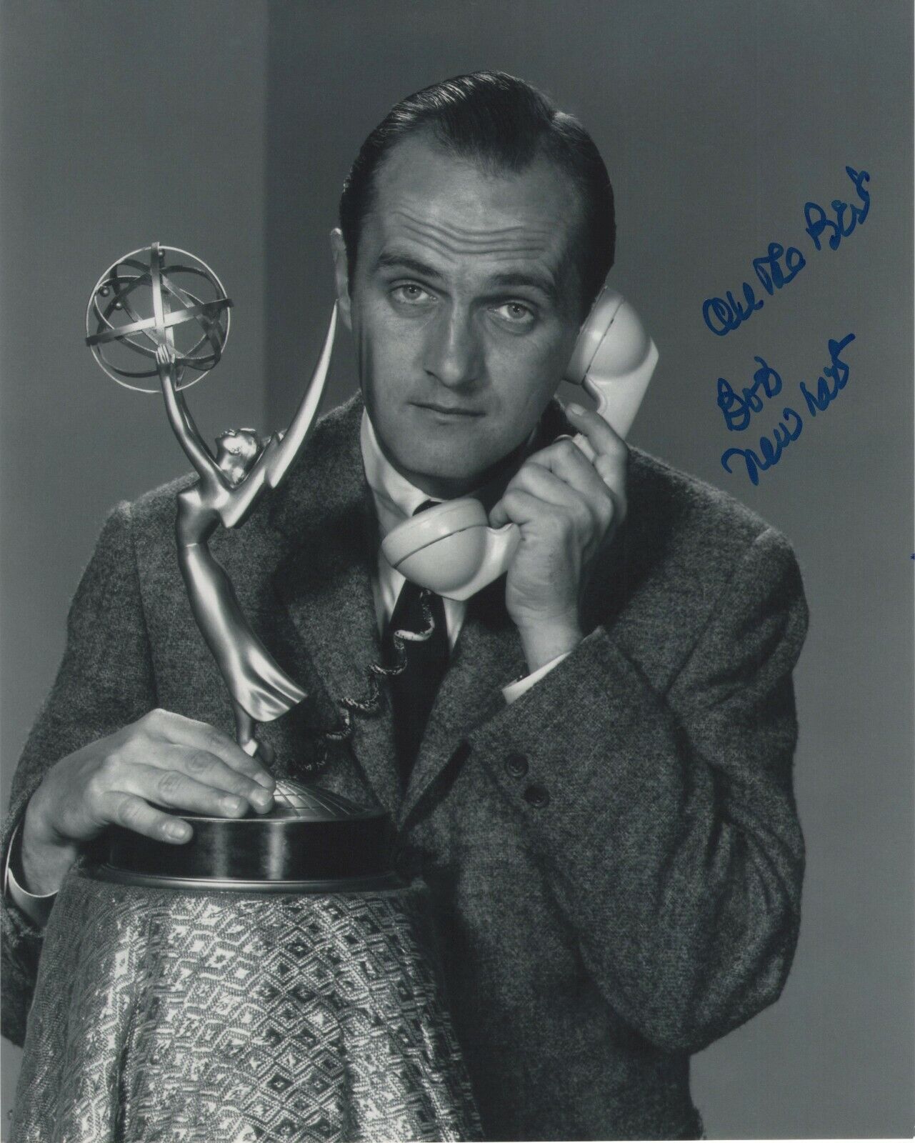 BOB NEWHART SIGNED AUTOGRAPH 8X10 Photo Poster painting EMMY AWARD