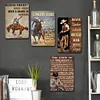4PCS Cowboy - Vintage Metal Signs Set - 20*30cm - Western