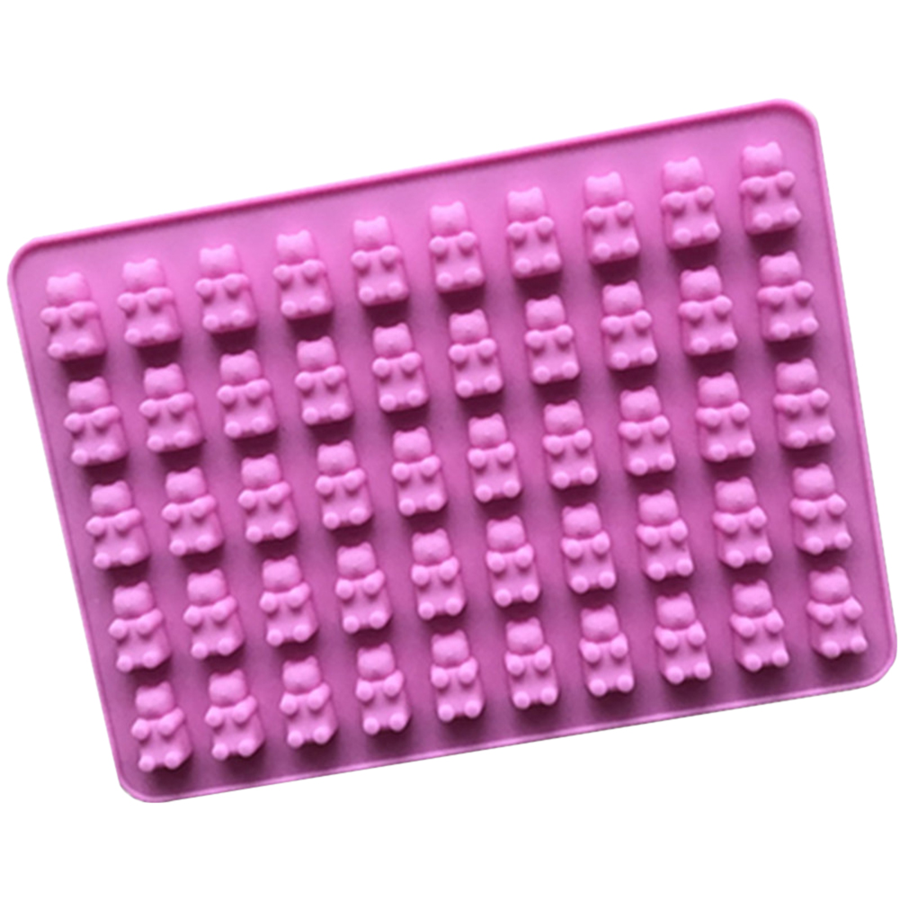 

50 Cavity Bear Jelly (Pink) Silicone Mold - Baking, 501 Original