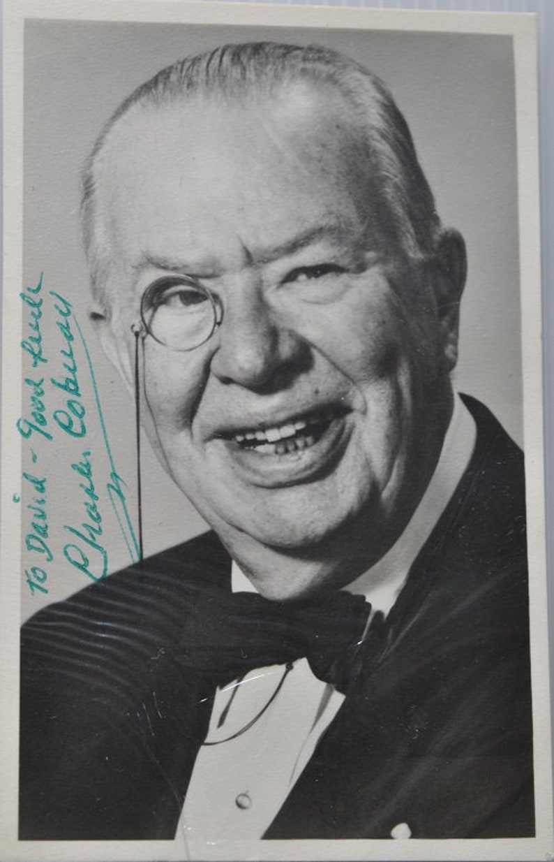 CHARLES COBURN SIGNED Autographed Photo Poster painting wcoa