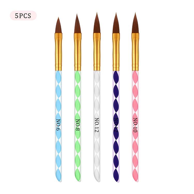 Morovan Crystal Pen Five Pack Spiral Pens6#~12# 