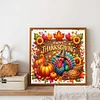 Diamond Painting-DIY Full Round Drill Fall Thanksgiving(40*40 CM)