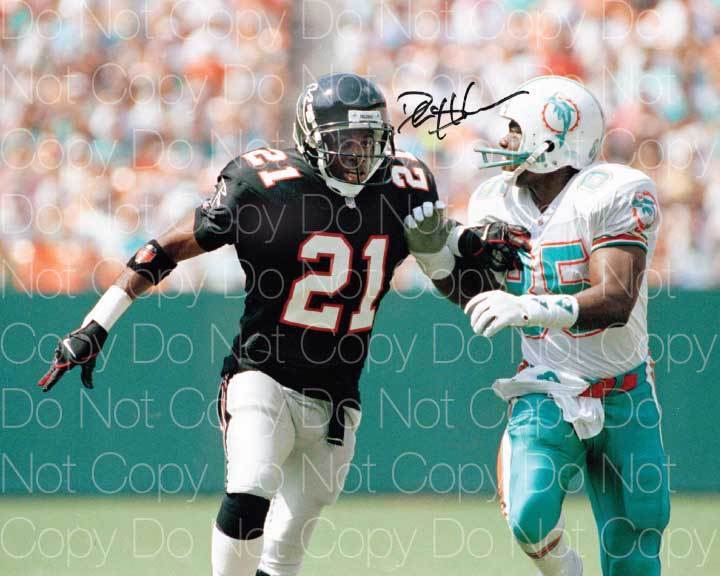 Deion Sanders signed Atlanta Falcons 8X10 print Photo Poster painting poster autograph RP