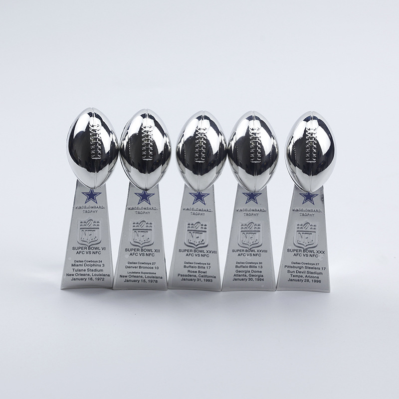 Dallas Cowboys Super Bowl 5 Ring Set (1971, 1977, 1992, 1993, 1995