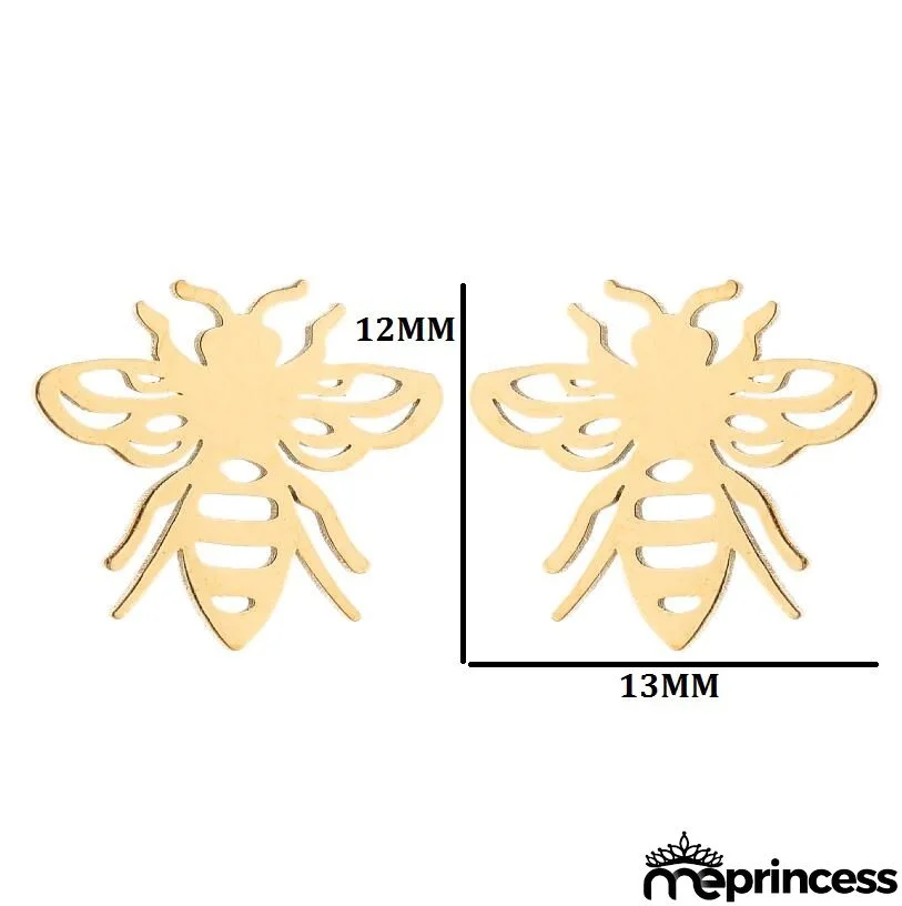 Women Fashion Hollow Eagle Owl Snake Dolphin Bee Giraffe Elephant Dog Cat Rabbit Fish Bird Penguim Stainless Steel Stud Earrings