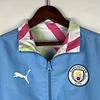 2023/2024 Manchester City Reversible Windbreaker Blue Soccer Jersey 1:1 Thai Quality love fball