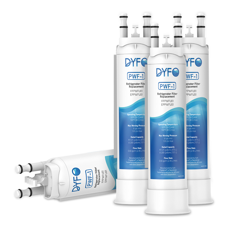 Compatible With PWF-1 EPPWFU01 Pure Advantage FPPWFU01 Water Filter 4Pack