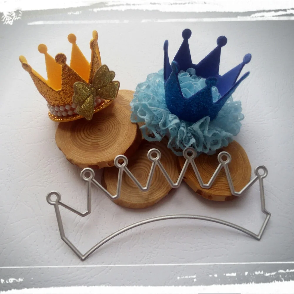 Beautiful crown headdress ornaments metal cutting die clipbook paper knife die stamping die new pattern