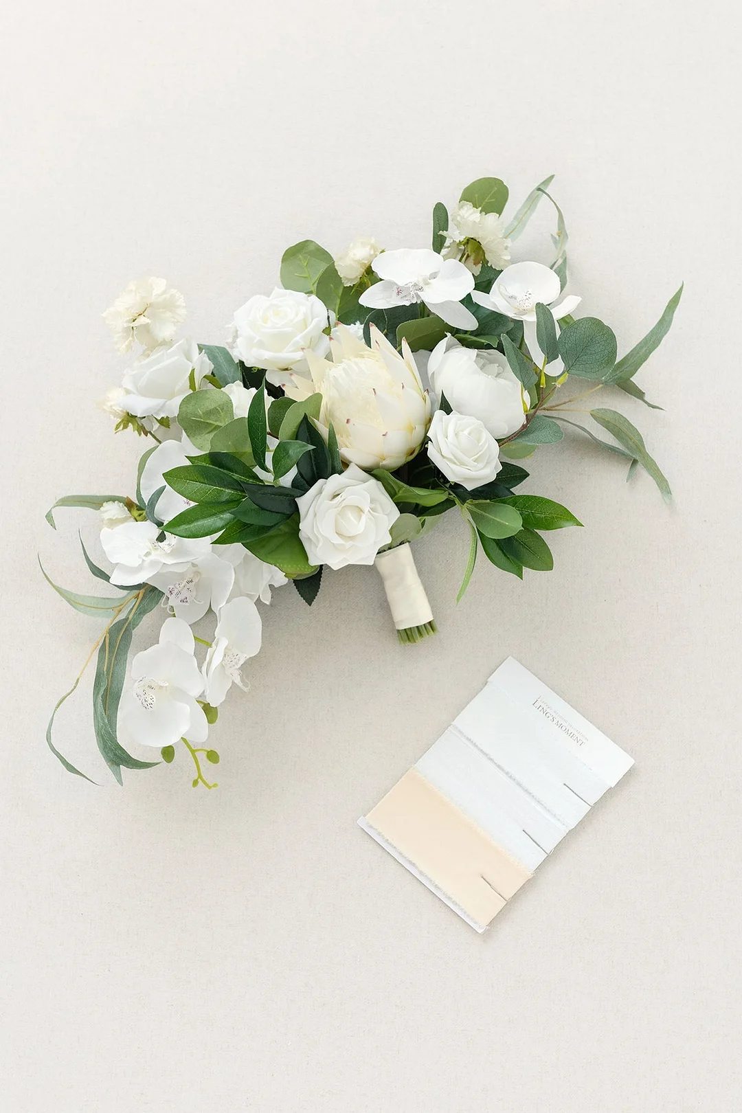 Large Free-Form Bridal Bouquets in Natural Whites | Clearance