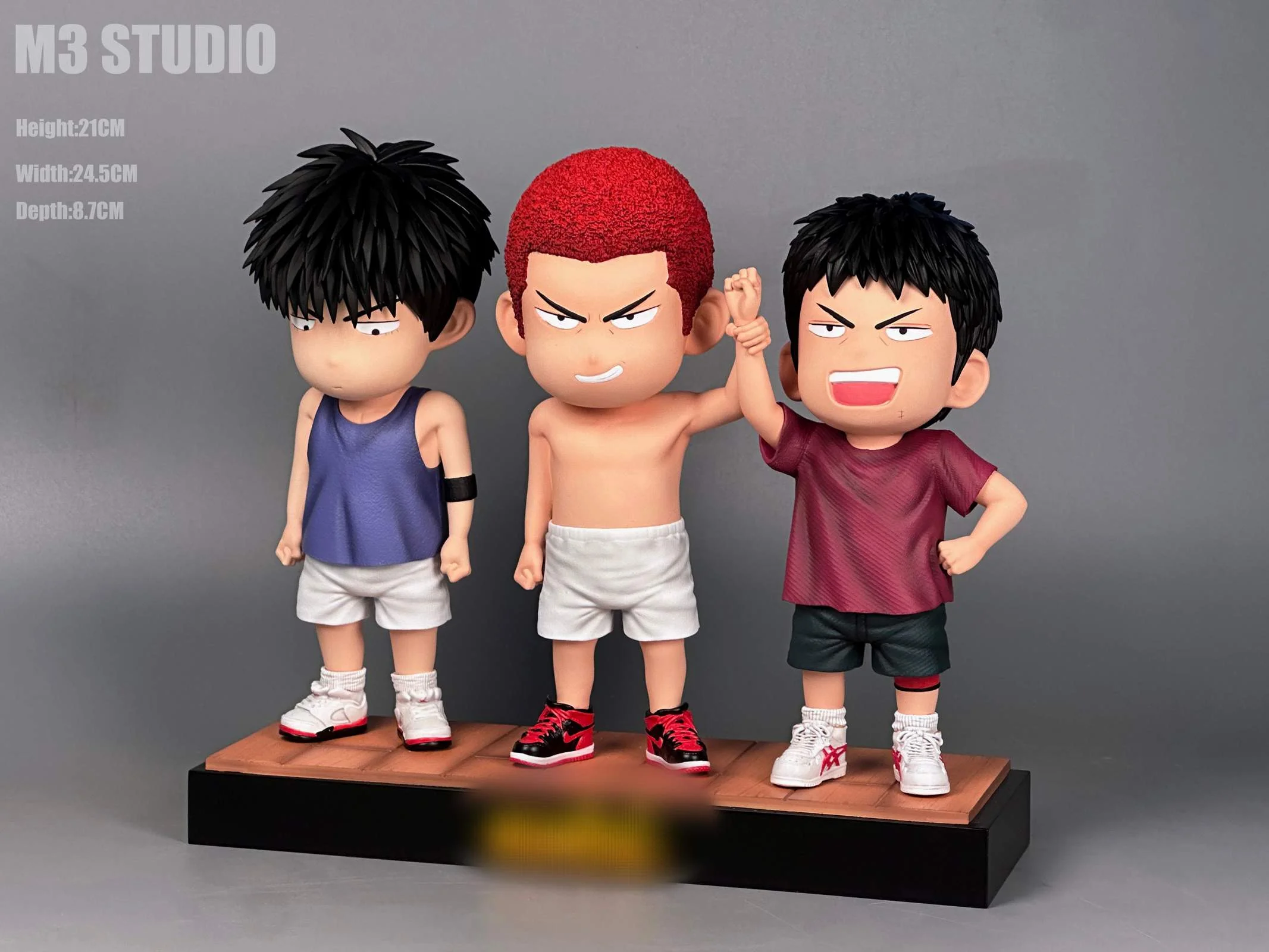 Chibi Ver. Sakuragi Hanamichi & Hisashi Mitsui & Kaede Rukawa