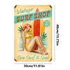 Girl on the beach - Vintage Metal Signs - 20*30cm/30*40cm