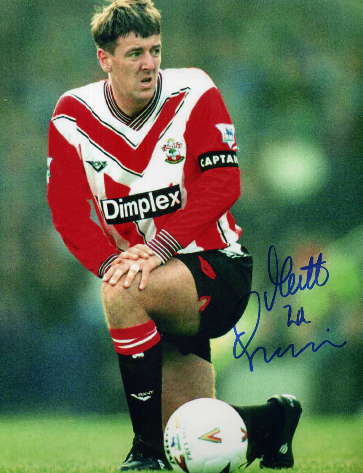 MATT LE TISSIER Signed Photo Poster paintinggraph - Southampton & England - Preprint