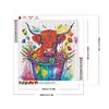>SALE<5D DIY Full Round Drill Diamond Painting Colourful Bucket Calf Kit Decor 40x40cm