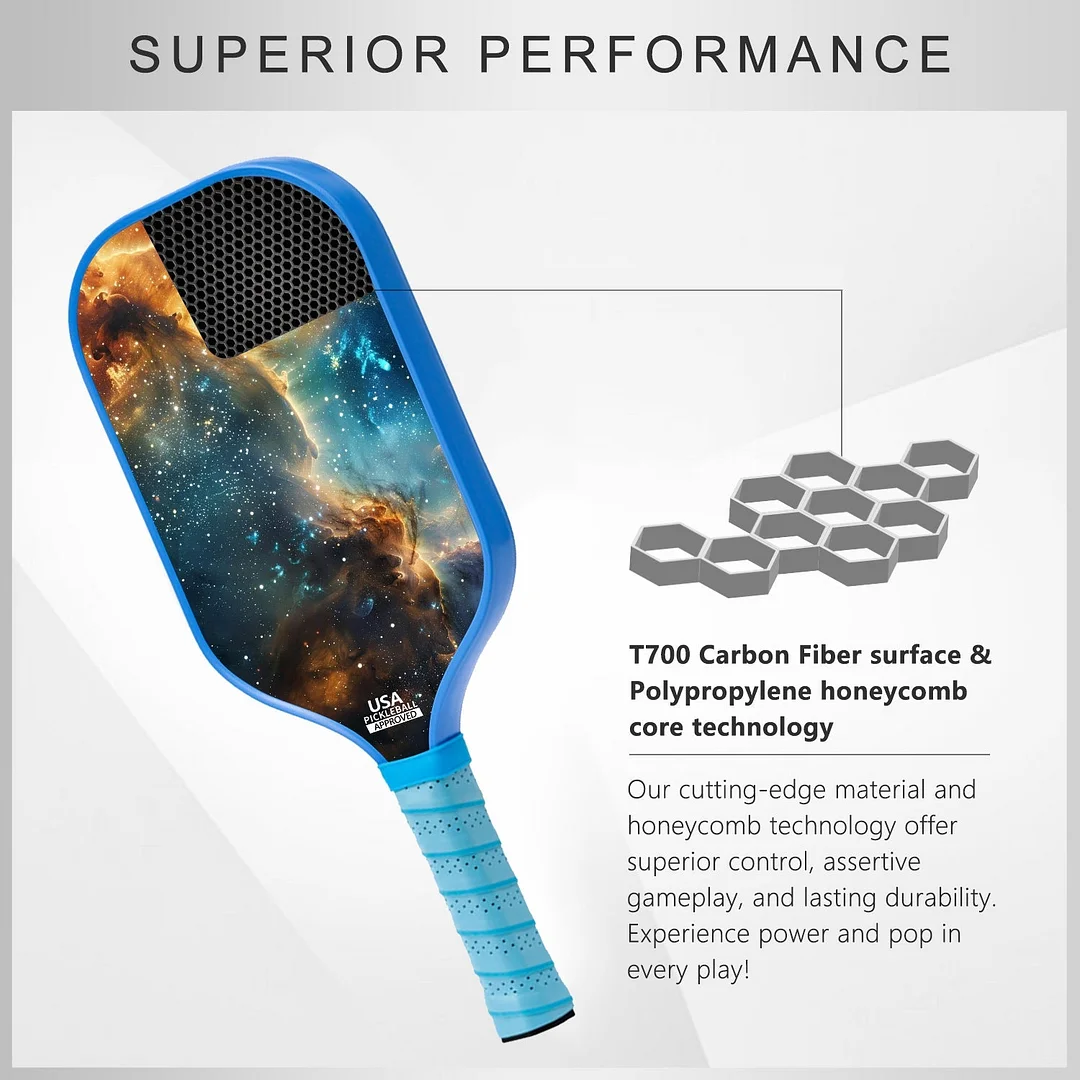 Original Paddle (16mm) T700 Sandblasted Carbon Fiber-Space Voyager