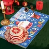 (US Only)Christmas Diamond Painting Placemats DIY Diamond Dot Kits for Home Decor