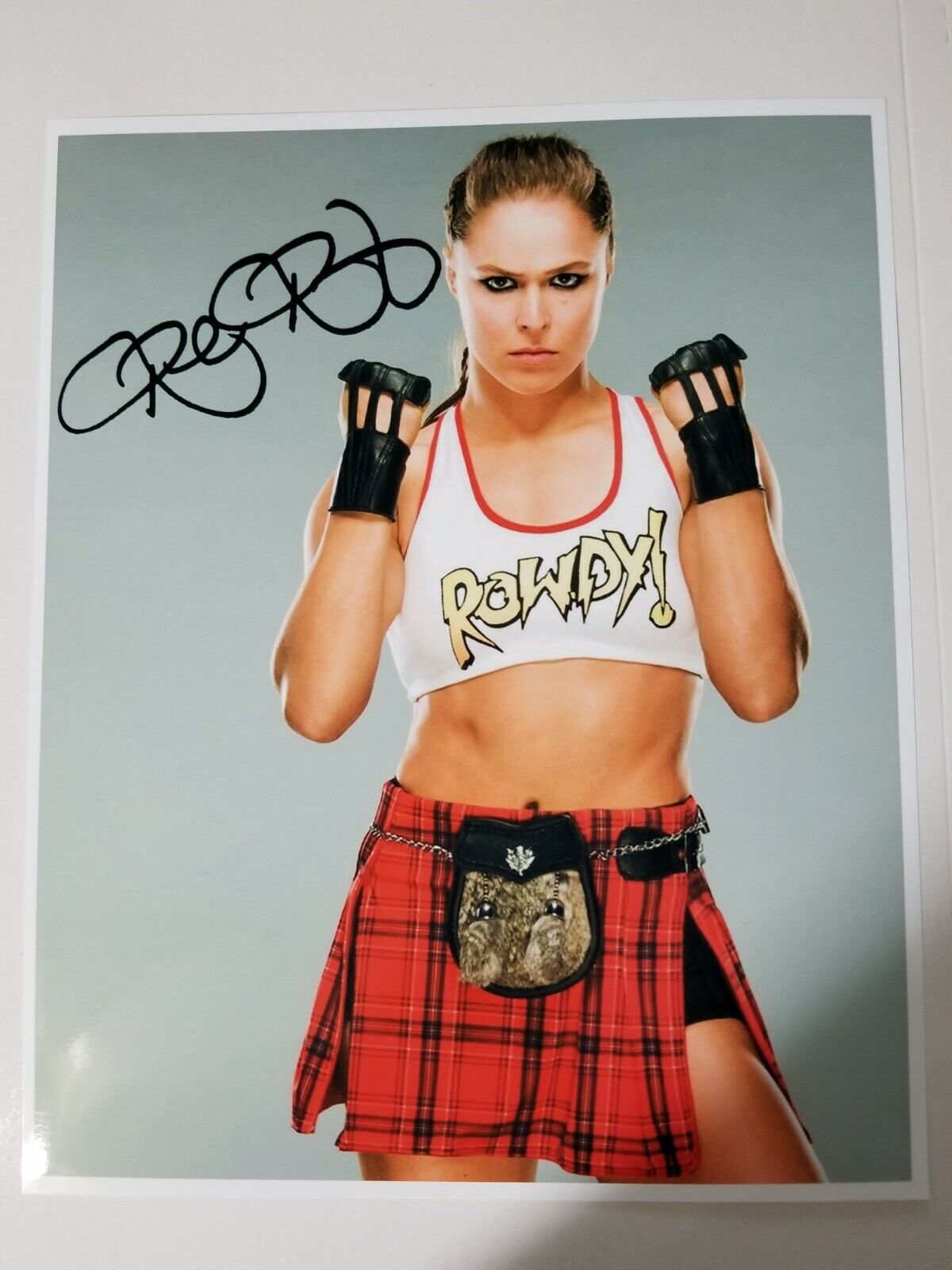 Ronda Rousey Signed 8x10 Photo Poster painting RP -  Shipping! WWE