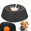 Slow Feeder Dog Bowl for Liquid Treat Bone Broth Dog Lick Bowl Entertained Ball-in Yogurt Pup Lick Toy for Small and Medium Breeds