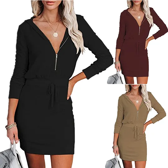 knee length dresses for ladies Classic Minimal Linen Tunic Dress, Plus Sizes – Old Linen Mill