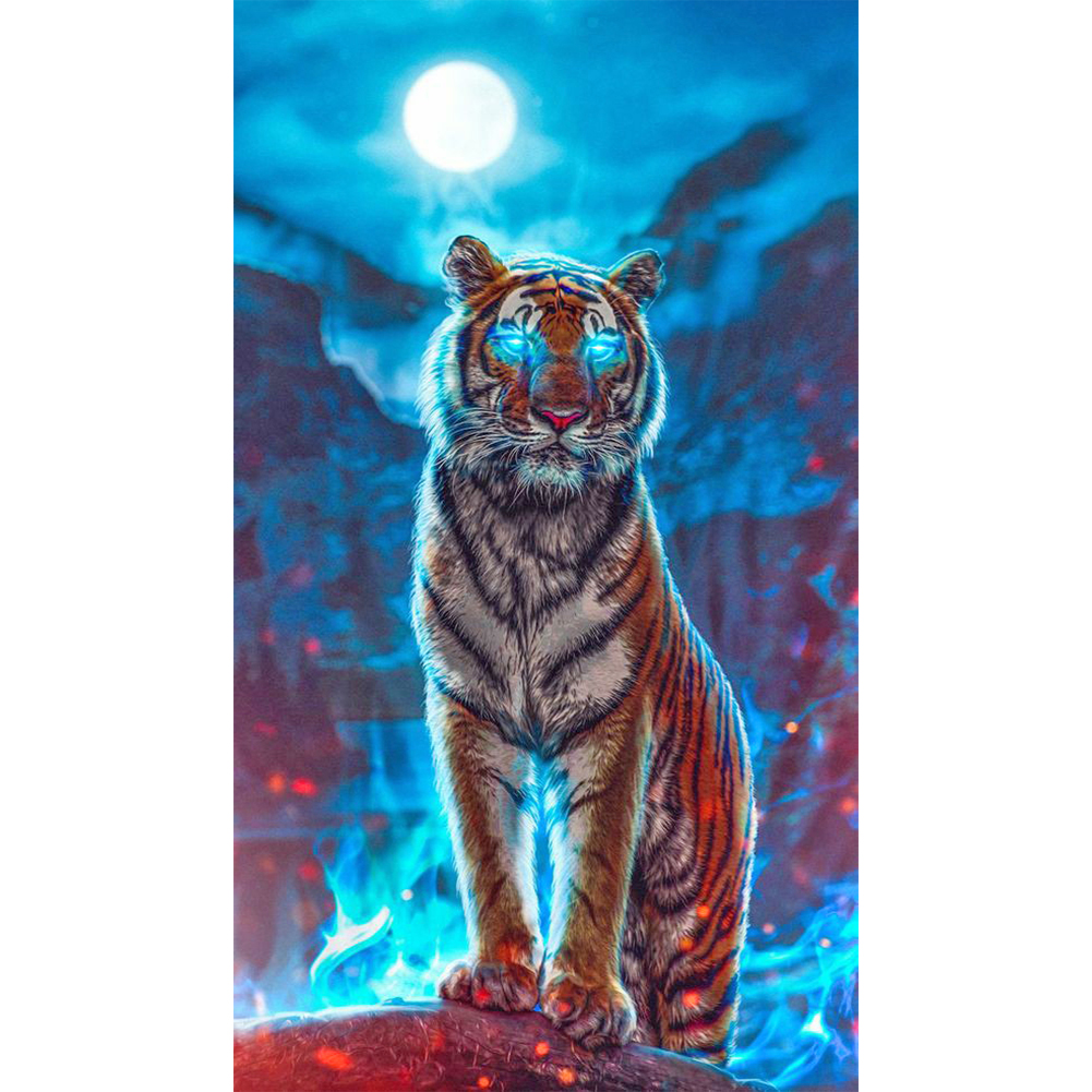 

Tiger - Round Drill Diamond Painting - 40*70CM (Big Size), 501 Original