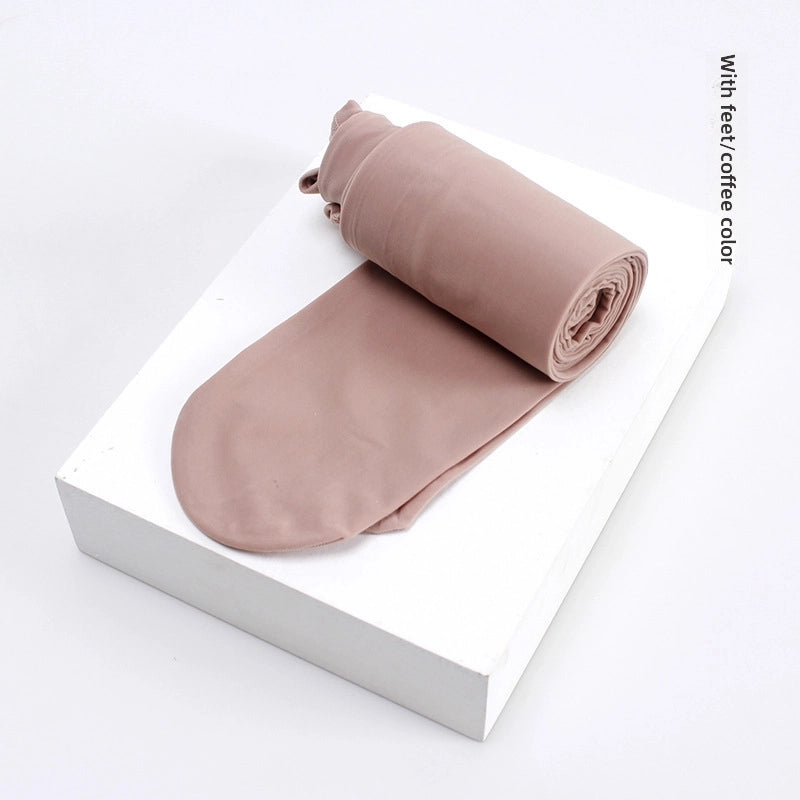 Women’s Hip Hip-lifting Steel Stockings Spring And Summer Thin Light Leg Artifact Horse Oil Socks Anti-hook Silk Pantyhose Base Socks