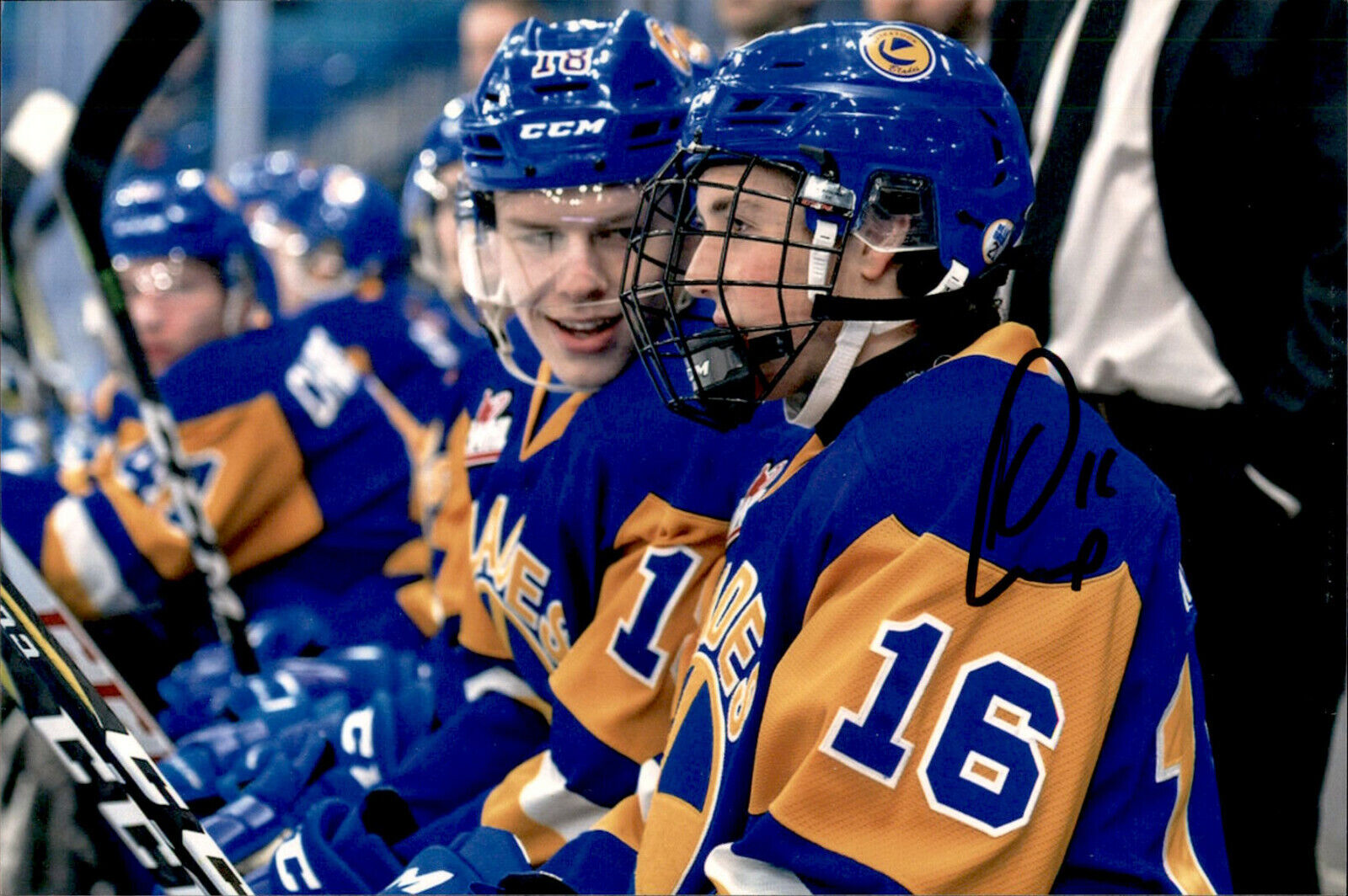 Kyle Crnkovic SIGNED 4x6 Photo Poster painting SASKATOON BLADES / NHL DRAFT 2020