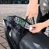 Motorcycle Helmet Storage Trunk Bag 4 Hooks Motorcycle Cargo Net Elastic Net Bag