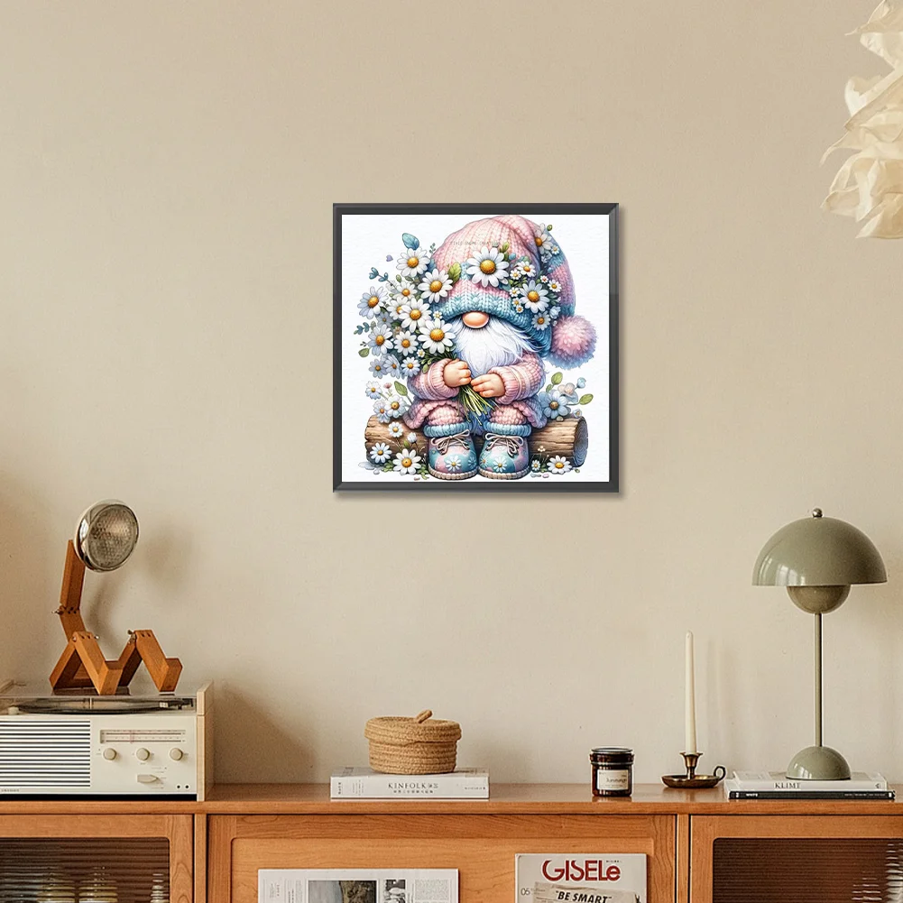 Diamond Painting - Full Round Drill - Easter Gnome(Canvas|30*30cm)