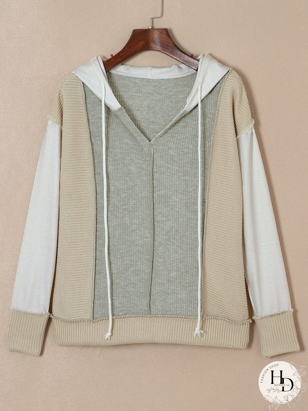 Spring Color Block Hoodie