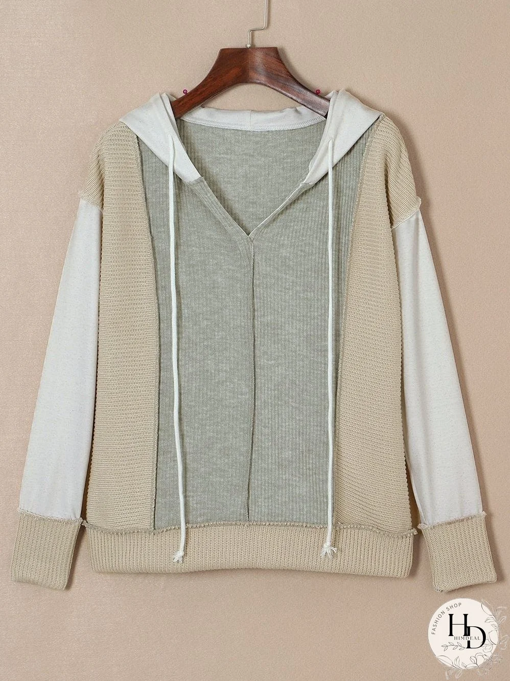 Spring Color Block Hoodie
