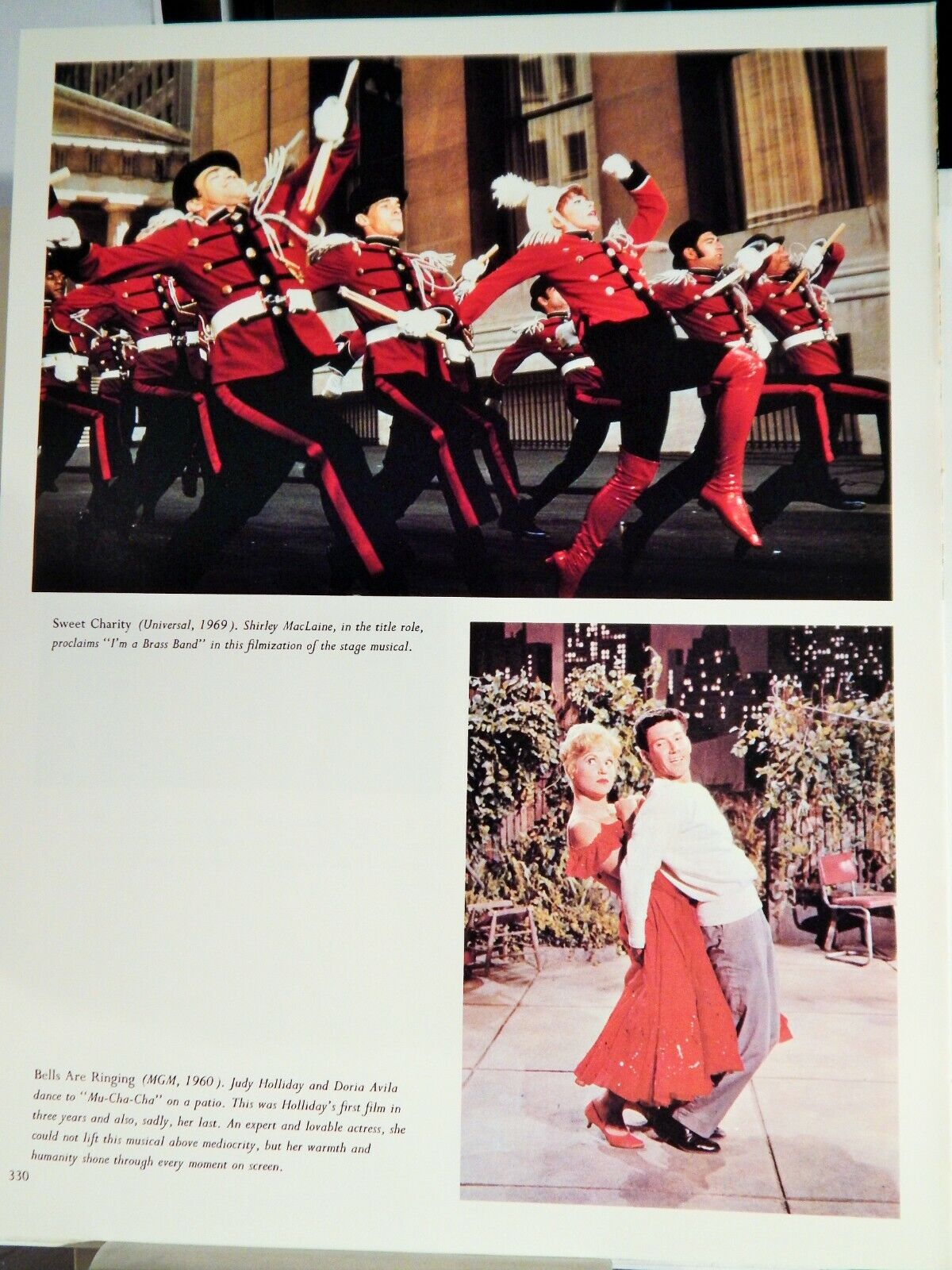 BELLS ARE RINGING ( JUDY HOLLIDAY)/ SWEET CHARITY MOVIE Photo Poster painting (1985 reprint)