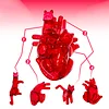 Cat Heart 4 Cats Form A Heart Dark Gift Soft Plastic Toy Home Decoration