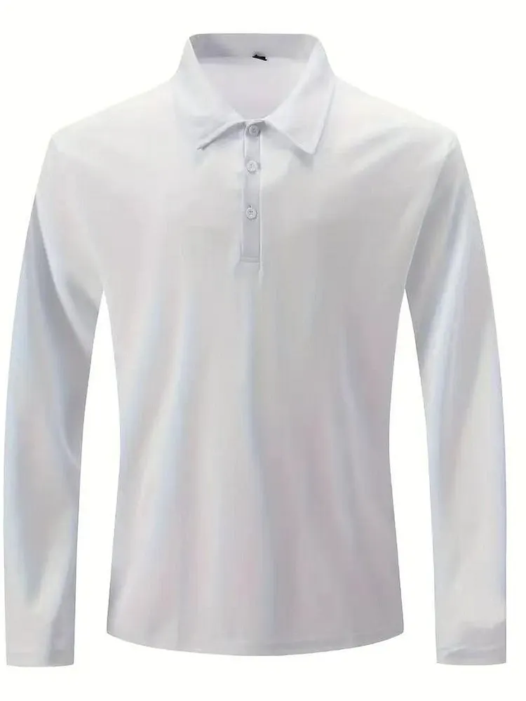 Classic Long Sleeve Cotton Shirt for Men Timeless Daily Wear