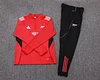 2025/2026 Arsenal Half-Pull Training Suit Red Football Shirt 1:1 Thai Quality Set