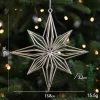 Electroplated Silver Platic Hanging Decors for Christmas Tree 