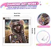 Dreamcatcher Black Beauty Special Shaped 5D DIY Partial Drill Diamond Art Kit 30x30cm Diamonds Dots Gem Art Kits for Adults Home Decor
