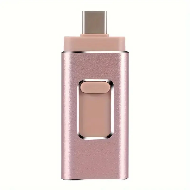 Mobile flashdrive 256GB 2.0/3.0 USB storage drive 256GB photo stick compatible with mobile phones and computers, external expandable storage drive to take more photos and videos (pink) It can be used for different devices and applications,