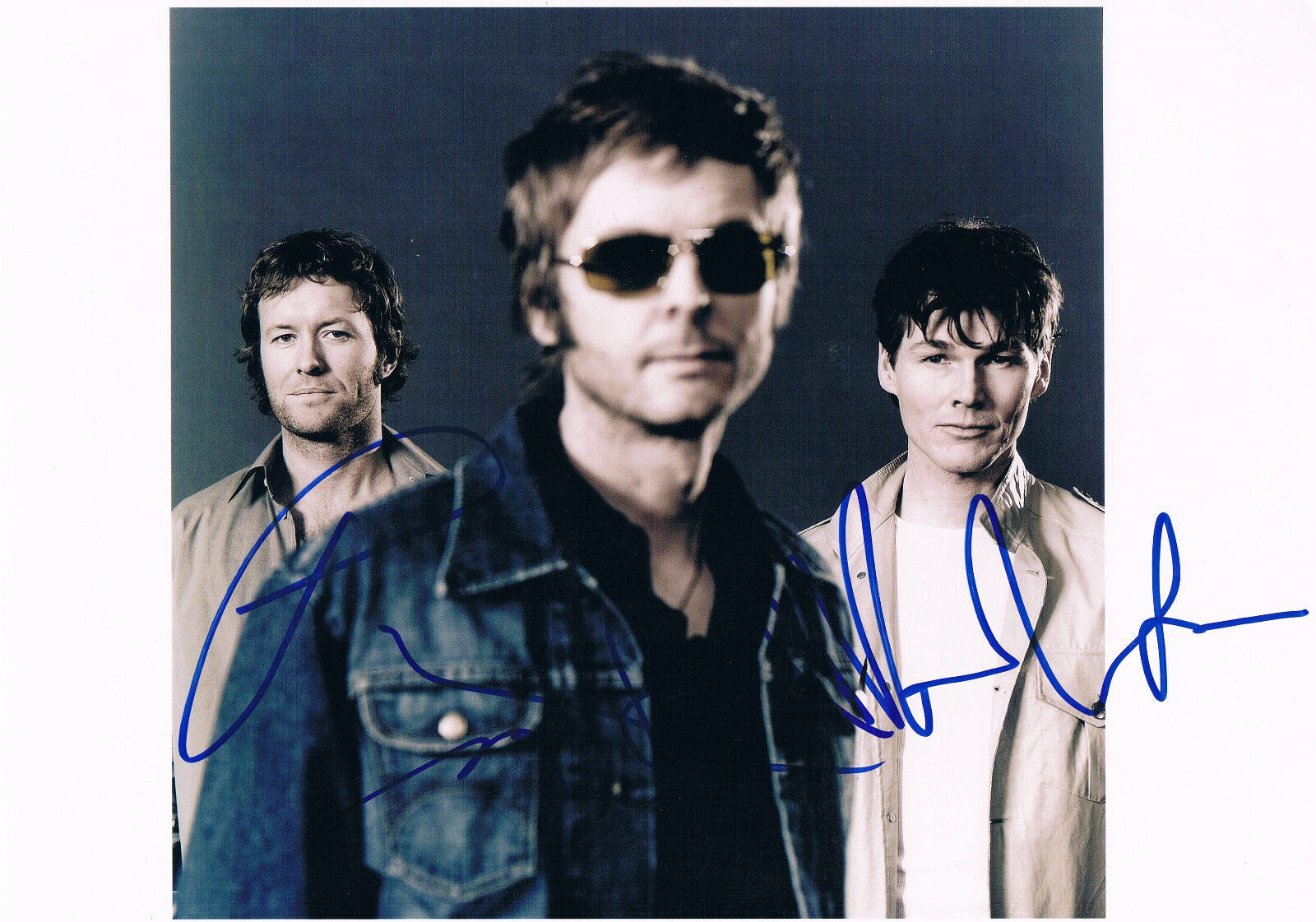 A-HA genuine autograph 8x12