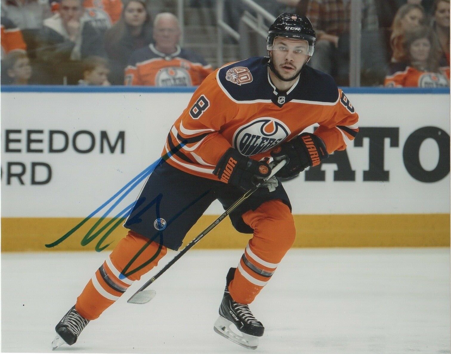 Edmonton Oilers Ty Rattie Autographed Signed 8x10 Photo Poster painting NHL COA #8