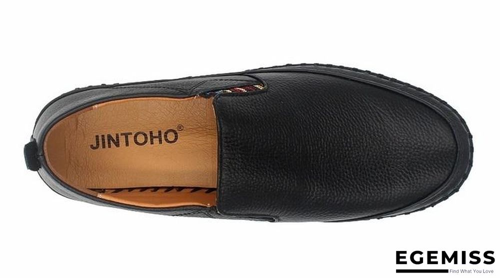 Leather Men Shoes Slip On Shoes Leather Loafers Mens Moccasins Shoes Italian Designer Shoes | EGEMISS
