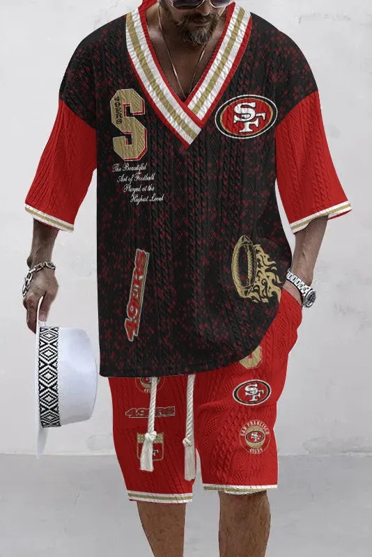San Francisco 49ers Limited Edition Top And Shorts Two-Piece Suits