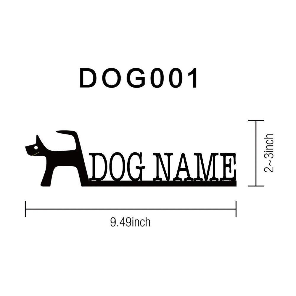 Customizable Dog Wood Names Figurines Home Decor Personalized Puppy Carved Ornament For Home Decoration Modern